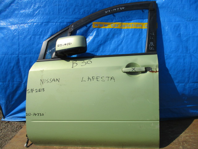 Used Nissan Lafesta WEATHER SHIELD FRONT LEFT